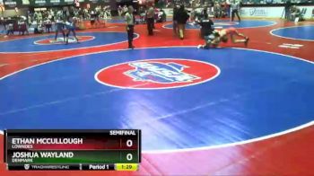 7 lbs Semifinal - Ethan McCullough, Lowndes vs Joshua Wayland, Denmark