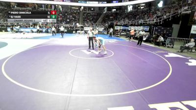 I-126 lbs Champ. Round 2 - Piero DiNicola, Fox Lane vs EJ Vass, Valley Central