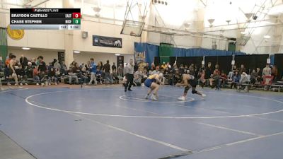 157 lbs Cons. Round 2 - Chase Stephen, Misericordia vs Braydon Castillo, Eastern