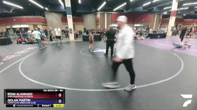 86 lbs Semifinal - Ryan Alvarado, Apex Grappling Academy vs Nolan Martin, Texas Elite Wrestling Club