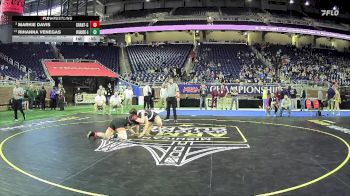 Girls-145 lbs Cons. Semi - Markie Davis, Grant Hs Girls vs Rihanna Venegas, Gabriel Richard H.s. (Riverview) Girls