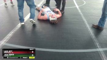 144 lbs Finals (2 Team) - Jack Deboe, Lake WC vs Jace Jett, Brecksville