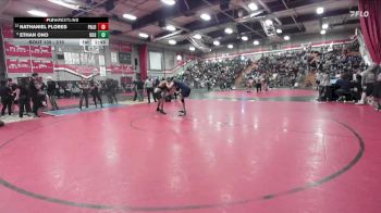 215 lbs Champ. Round 1 - Ethan Ono, Dos Pueblos vs Nathaniel Flores, Paloma Valley