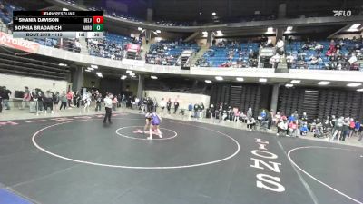 115 lbs Cons. Round 5 - Shania Davison, Unattached vs Sophia Bradarich, Sherrard