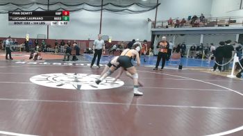 144 lbs Consi Of 8 #2 - Finn DeWitt, Hampshire vs Luciano Lauriano, Marlborough