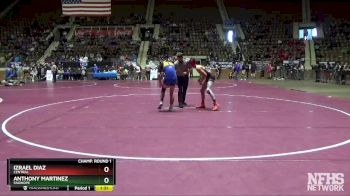 132 lbs Champ. Round 1 - Anthony Martinez, Fairhope vs IZRAEL DIAZ, Central