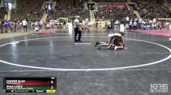 106 lbs Champ. Round 2 - Ryan Lueck, Prattville Christian Academy vs Cooper Elam, Thomasville HS