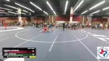 132 lbs Cons. Round 2 - Sergio LeFebvre, Texas vs Joel Aguilar, Heart And Pride Wrestling Club