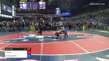 120 lbs Consi Of 16 #2 - Tyler Rhue, Washington vs Stone Farnsworth, Rhode Island