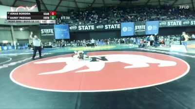 Boys 3A 132 lbs Cons. Round 4 - Darey Pestana, Everett vs Jonas Borgida, Seattle Academy