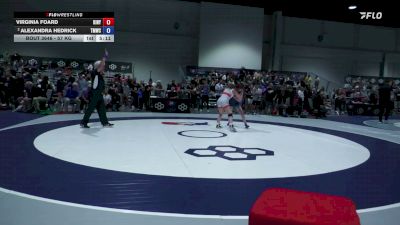 57 kg Champ. Rd Of 16 - Virginia Foard, King/Nyac vs Alexandra Hedrick, Titan Mercury Wrestling Club (TMWC)