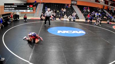 55 lbs 3rd Place Match - Koen Pryor, Mt. Pleasant vs Brycen Thorpe, Connellsville