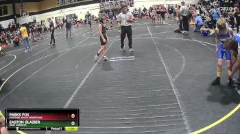 62 lbs Round 2 - Easton Glazier, Dixie Hornets vs Parks Fox, Eastside Youth Wrestling