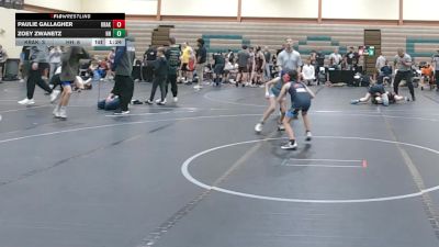 56 lbs Round 7 (8 Team) - Zoey Zwanetz, Headhunters vs Paulie Gallagher, Kraken