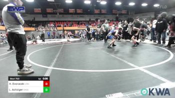 120 lbs Final - Hudson Dvoracek, Lions Wrestling Academy vs Landon Achziger, Choctaw Ironman Youth Wrestling