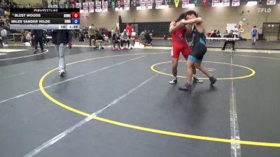 150 lbs Cons. Semis - Blest Woods, Big Game Wrestling Club vs Miles Vander Velde, Iowa