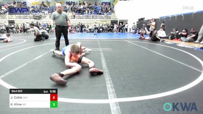 85 lbs Semifinal - Lennon Lantz, Standfast OKC vs Zydyn Clymer, Team Guthrie Wrestling