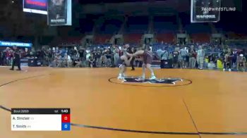160 lbs Quarterfinal - Aeoden Sinclair, Wisconsin vs Travis Smith, Minnesota