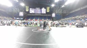 160 lbs Cons 32 #1 - Leif Larwin, Oregon vs Eyob Abebe, Illinois