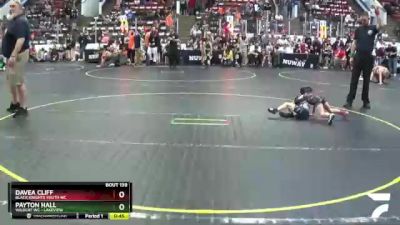 37 lbs Cons. Semi - Payton Hall, Wildcat WC - Lakeview vs Davea Cliff, Black Knights Youth WC