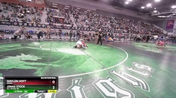 119 lbs Quarterfinal - Jonas Stock, All-Phase WC vs Waylon Hoyt, NWWC