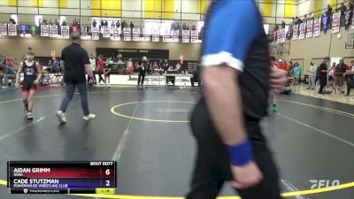 83 lbs Cons. Round 2 - Aidan Grimm, Iowa vs Cade Stutzman, Powerhouse Wrestling Club