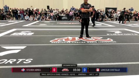 Steven Abreu vs Lincoln Costello 2025 ADCC Orlando Open/Youth Trials
