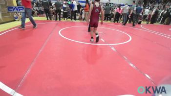 83-90 lbs Round Of 16 - Dewyatte Stout, Heat vs Dallin Swan, IRONMEN Wrestling Club