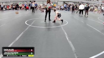 64 lbs Round 2 (6 Team) - Zach Allen, Team Germantown vs Lincoln Blaszak, Mat Warriors Red