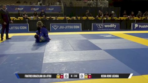 Kesia Rene Lozada vs Felice Ann Baughman 2026 Pan Jiu Jitsu IBJJF Championship