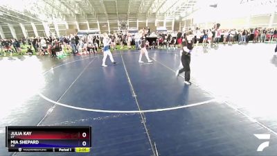 120 lbs Semifinal - Julia Kay, UT vs Mia Shepard, NV