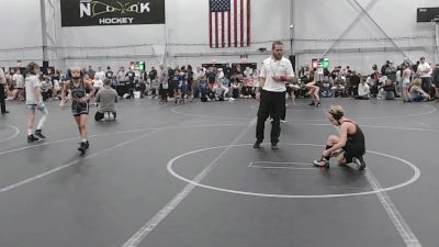 64 lbs Round 3 (6 Team) - Mason Lampariello, Steller Trained Black vs Nathaniel Riley, 84 Athletes