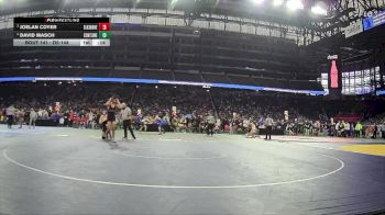 D2-144 lbs Cons. Round 1 - David Masch, Center Line vs Joelan Coyer, Stevensville Lakeshore