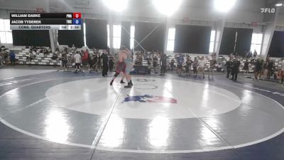 215 lbs Cons. Quarters - William Darke, Purler Wrestling Academy vs Jacob Tyderek, Tiger Wrestling Club