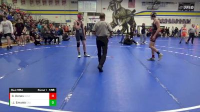 JV-28 lbs Round 1 - Joshua Emanis, Cedar Rapids Jefferson vs Grey Denes, Mount Vernon