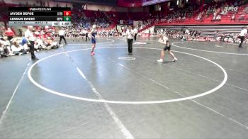 113 lbs D2/d3 - Semi-finals (sat 10:00am.) - Jayden DeFoe, Stratford vs Lennon Ewert, Mineral Point