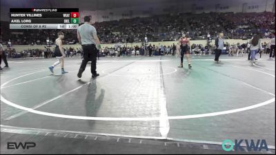 105 lbs Consi Of 8 #2 - Hunter Villines, Weatherford Youth Wrestling vs Axel Lorg, Shelton Wrestling Academy