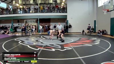 132 lbs Cons. Round 5 - Henry Moltumyr, St. Mary`s Ryken vs Elliot Byers, Benedictine College Prep