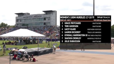 Youth Girls' 100m Hurdles, Semi-Finals 9 - Age 17-18