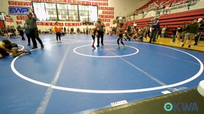 49-52 lbs Semifinal - Serenity Esparza, Mission Wrestling Club vs Christopher Waitkus, Team Tulsa Wrestling Club