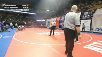 100 Class 2 lbs Cons. Round 1 - Reaghan Jones, Ft. Zumwalt North vs Kiara Sederburg, Rolla