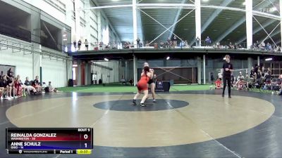 127 lbs Round 3 (4 Team) - Reinalda Gonzalez, Washington vs Anne Schulz, Ohio