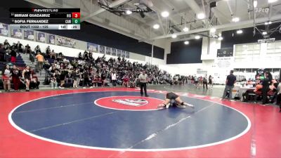 125 lbs Cons. Semi - Sofia Fernandez, Camarillo vs Miriam Guadamuz, Highland