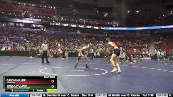 2A-145 lbs Cons. Round 2 - Cason Miller, Fairfield vs Brock Mulder, Boyden-Hull/Rock Valley