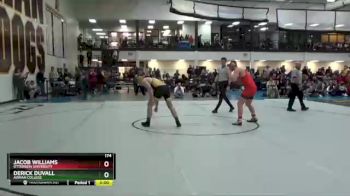 174 lbs Cons. Round 1 - Jacob Williams, Otterbein University vs Derick Duvall, Adrian College