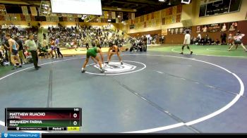 145 lbs Quarterfinal - Matthew Ruacho, Central vs Ibraheem Farha, Poway