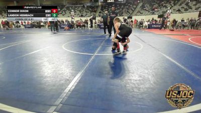 76 lbs Consi Of 8 #1 - Connor Dixon, Mustang Bronco Wrestling Club vs Landon Heimbach, D3 Wrestling Cluib