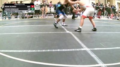 172 lbs Consi Of 8 #2 - Noah Alonso, Mantanona TC vs Lukas Gonzalez, Lake Stevens WC