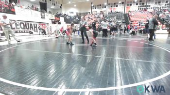 61 lbs Rr Rnd 3 - Deacon Alfaro, Grove Takedown Club vs Aksel Davis, Tahlequah Wrestling Club