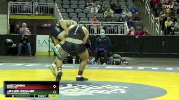 215 lbs Champ. Round 1 - Jackson Weingart, Indianapolis Cathedral vs Alex Deming, Rochester